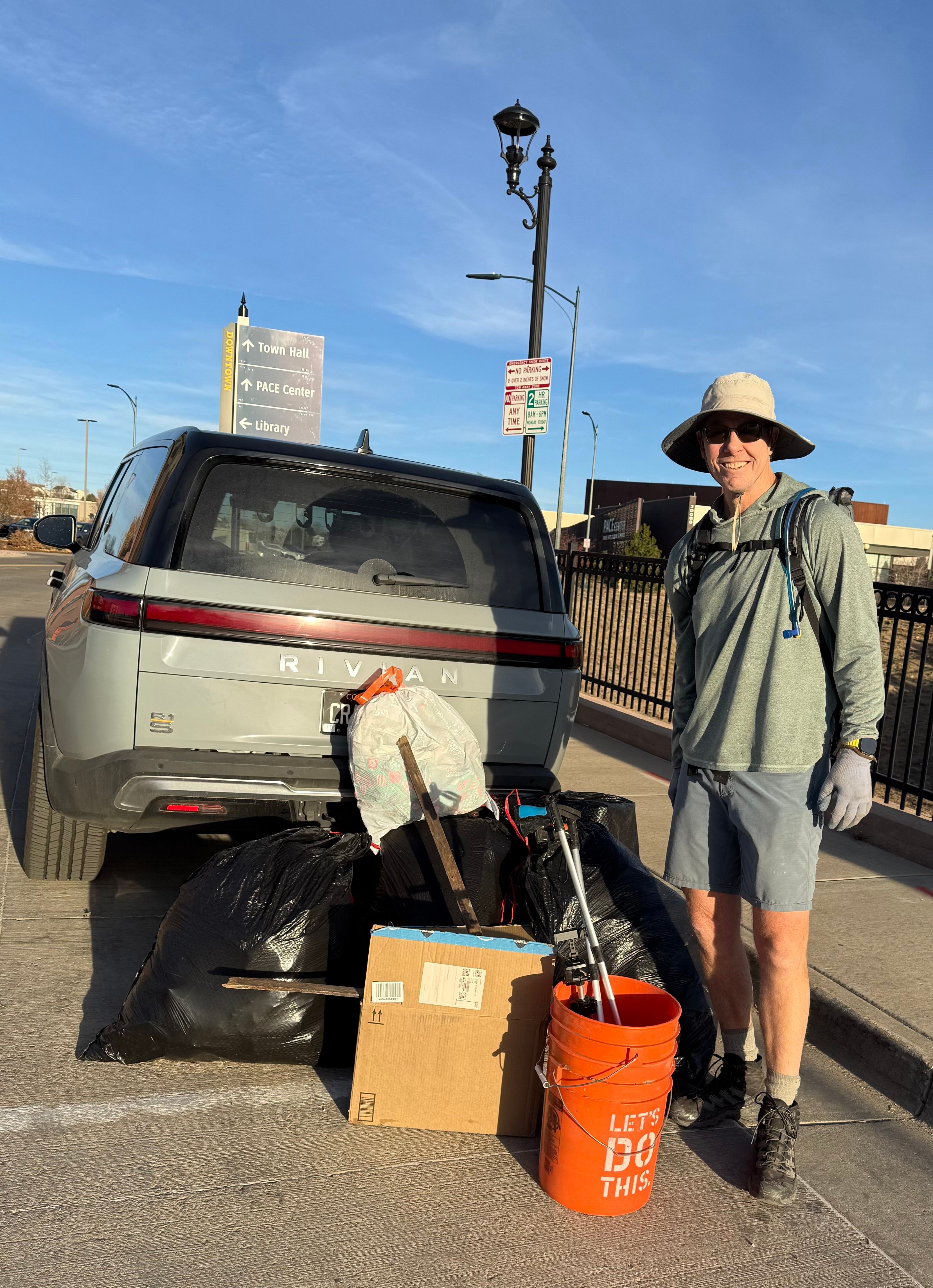 Parker Clean Up volunteers