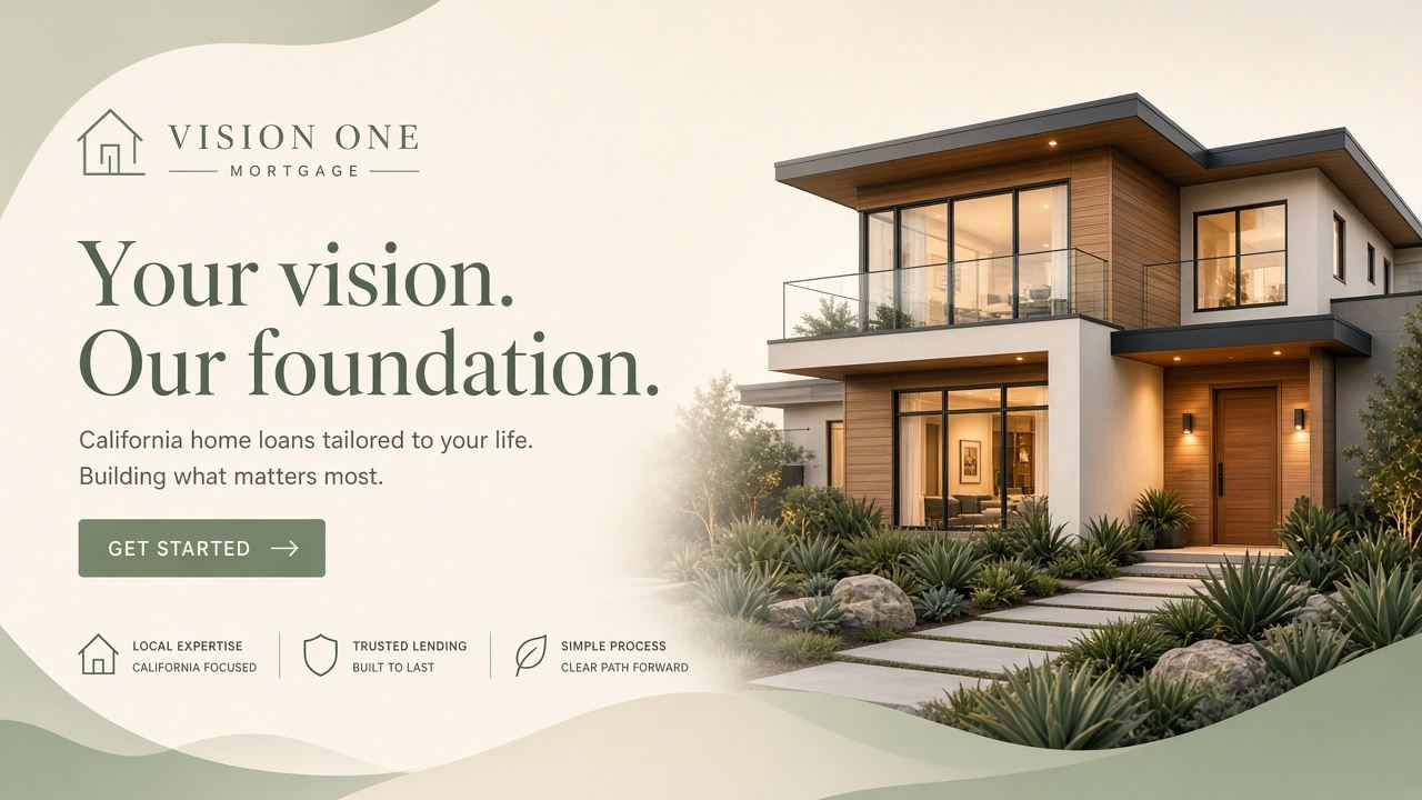 Sage Vision One Mortgage home exterior hero with no people