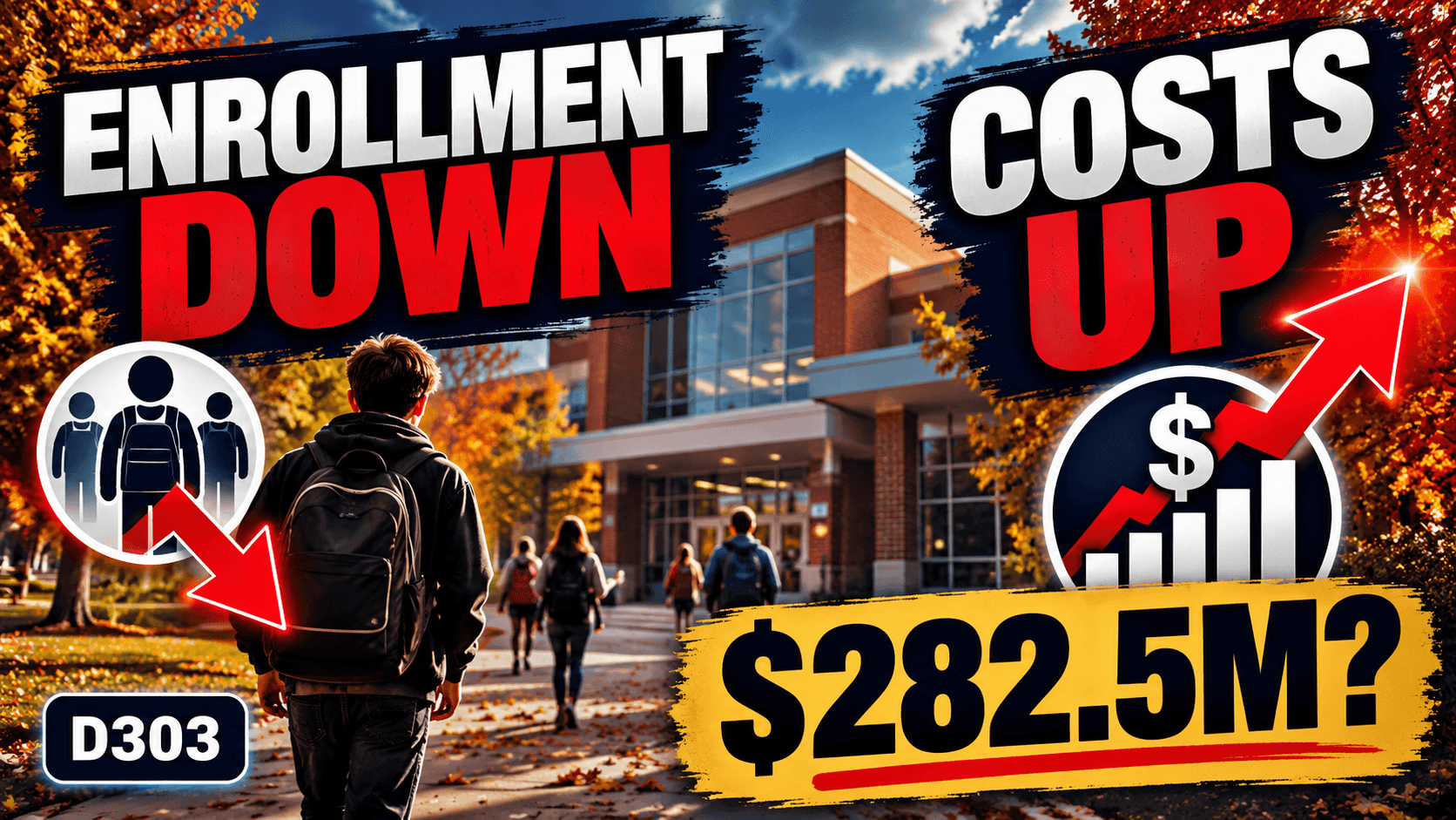 D303 Referendum: Enrollment Down, Costs Up, $282.5M Bond D303 referendum: St. Charles school enrollment down while costs rise, $282.5 million bond question