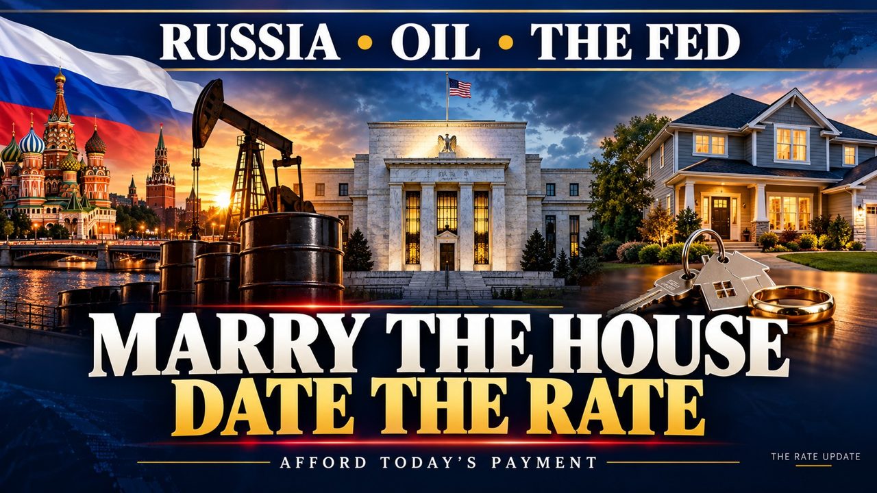 Russia, oil and the Fed: marry the house, date the rate, afford today's payment