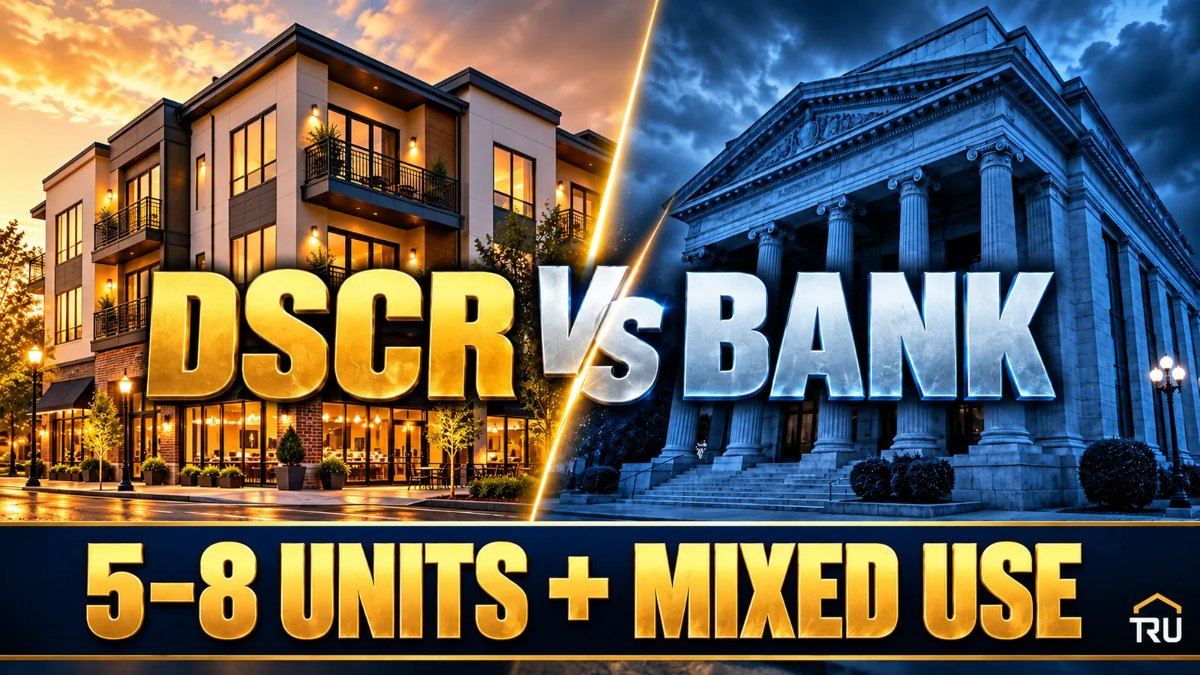 DSCR Loans for Airbnb and Short-Term Rentals DSCR loan vs bank financing for Airbnb and short-term rental properties, 1-4 and 5-8 units