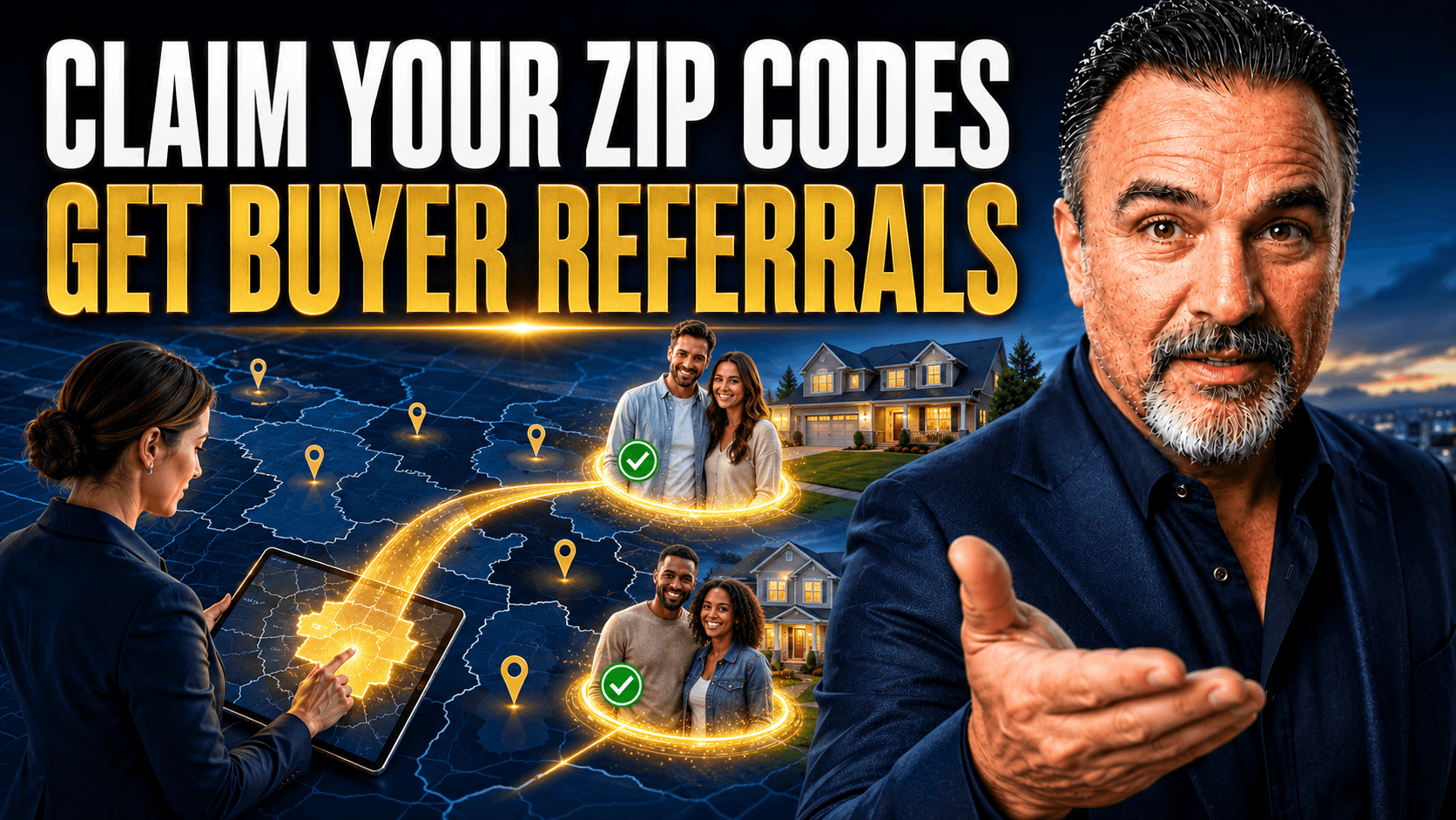 Realtor Referral Network with Dan Frio - claim your zip codes and get matched with pre-approved buyers in your market