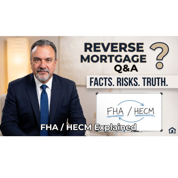 Reverse mortgage Q and A with Dan Frio - FHA HECM explained: facts, risks and truth