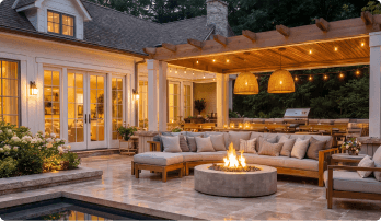 Family settling into new home after FHA Home Loan