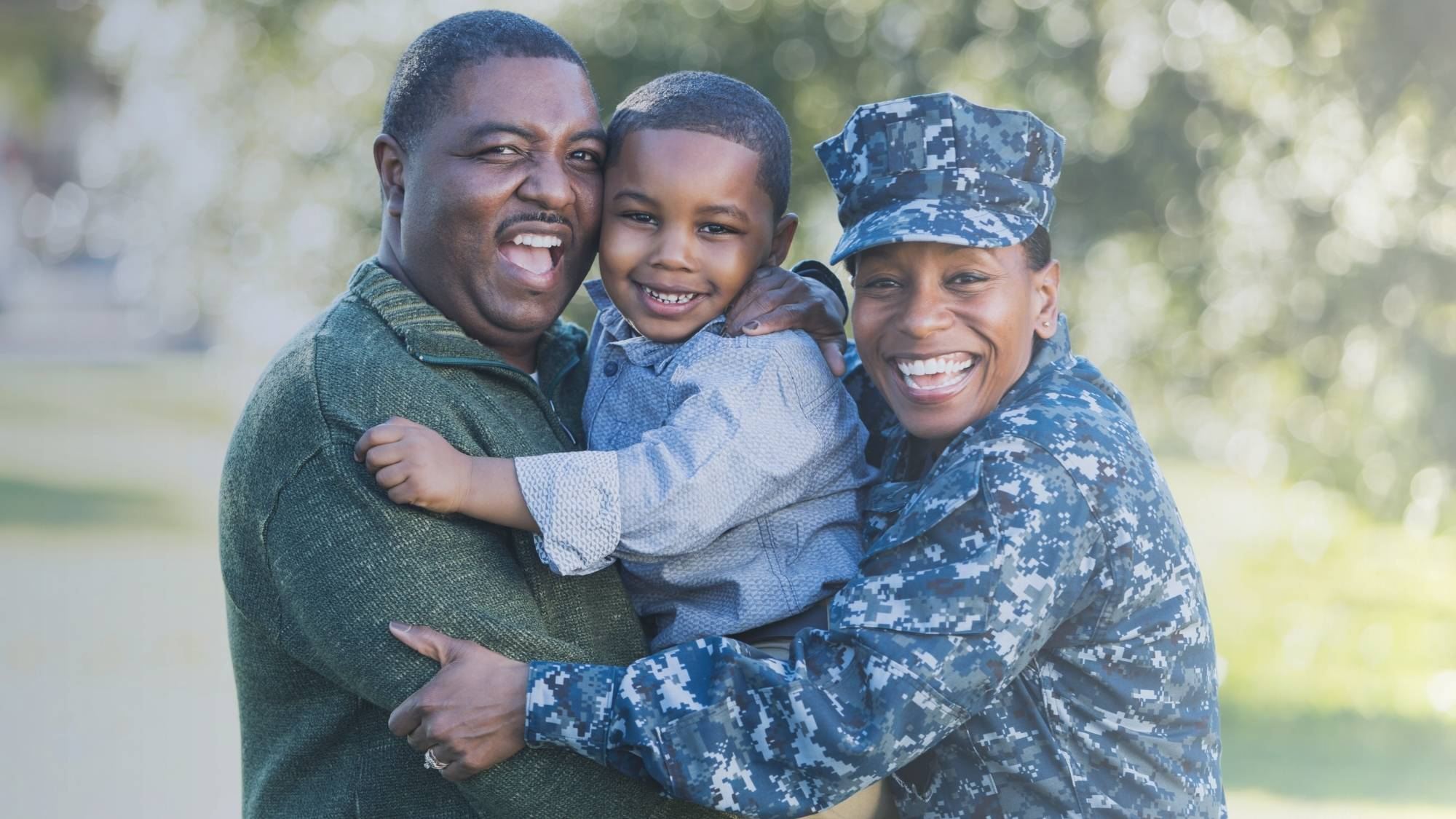 Veteran's Happy Family