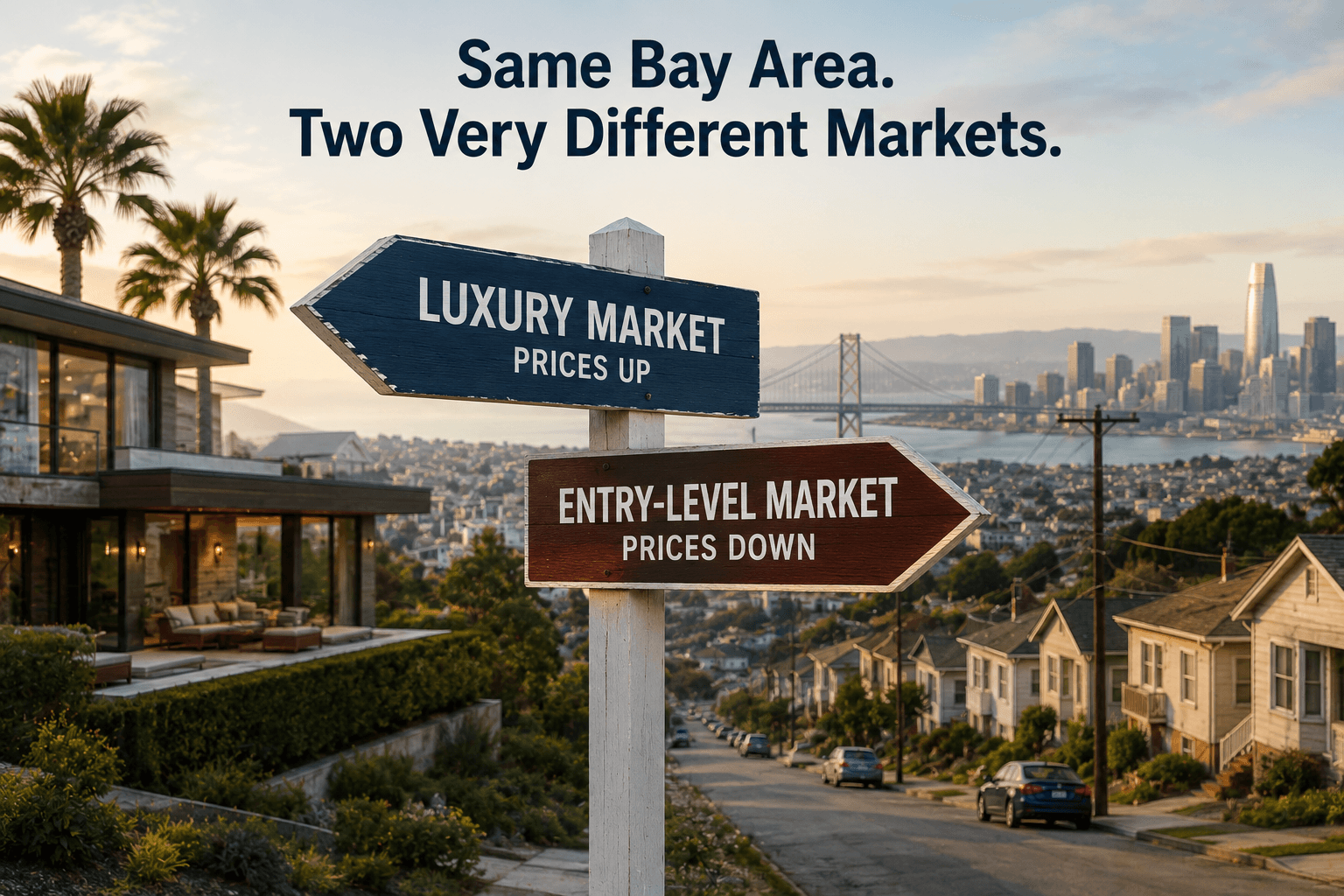 Why Bay Area Home Prices Are Moving in Opposite Directions Right Now