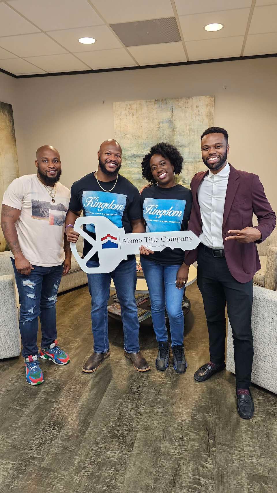 Game On Mortgage team celebrating a first-time homebuyer closing