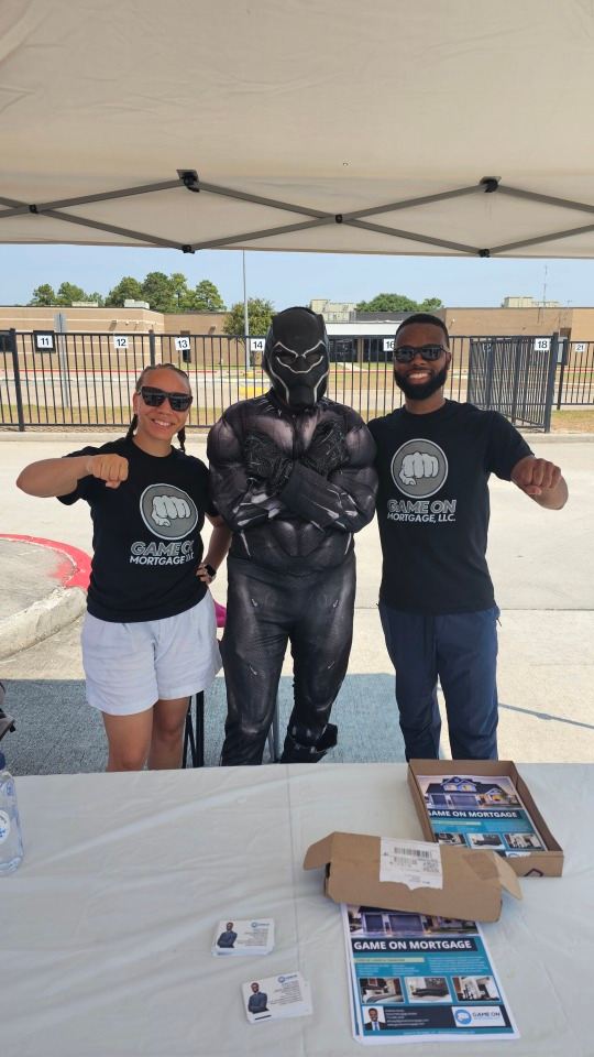Game On Mortgage team at a community event in Spring, TX
