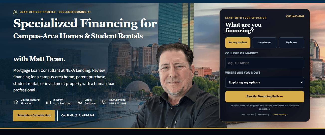 Investing in College Real Estate: Navigating Opportunities and Financing Solutions