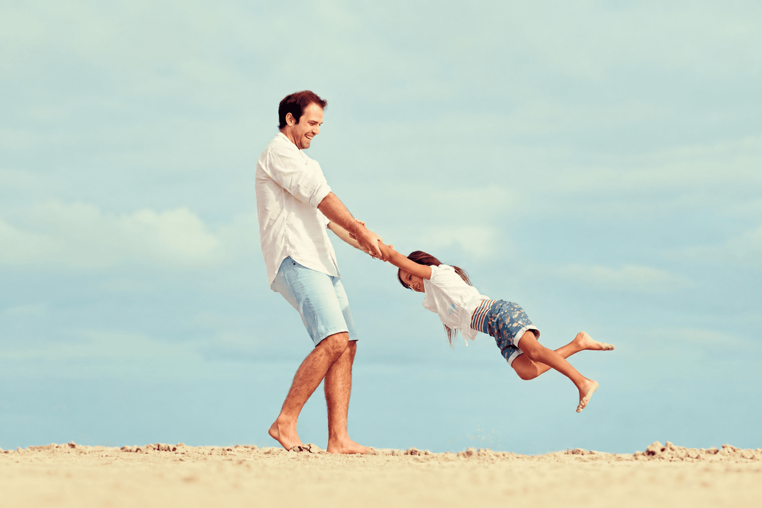 Father and daughter
