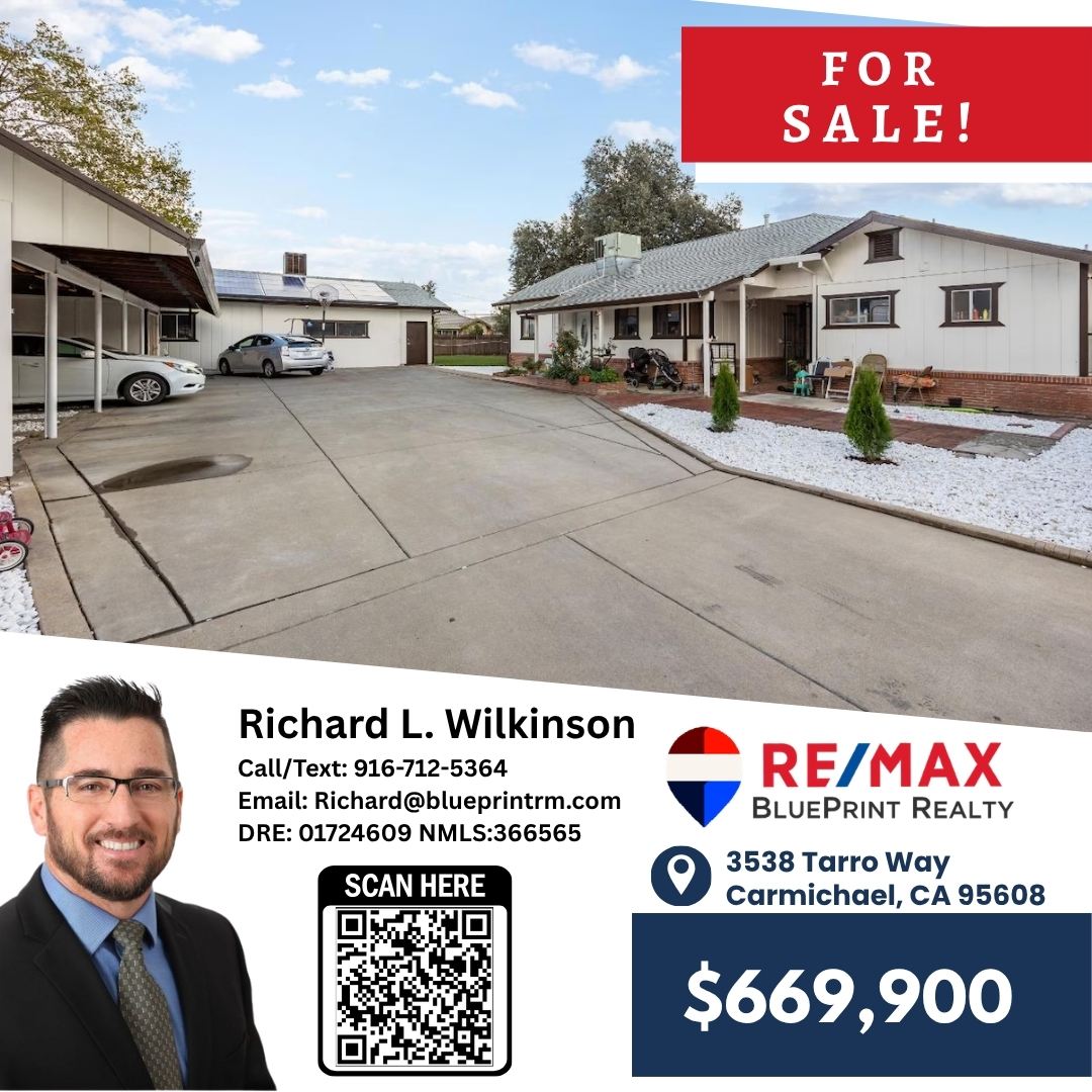 3538 TARRO WAY, CARMICHAEL, CA 95608