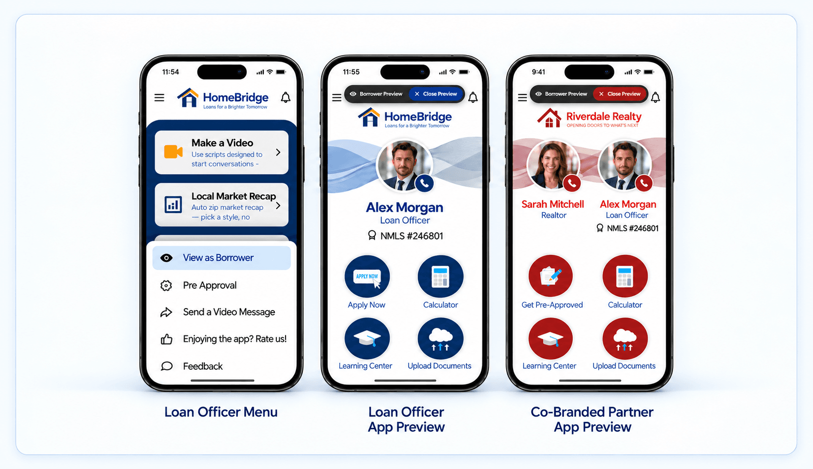 Preview the borrower-facing Loanzify mobile app experience